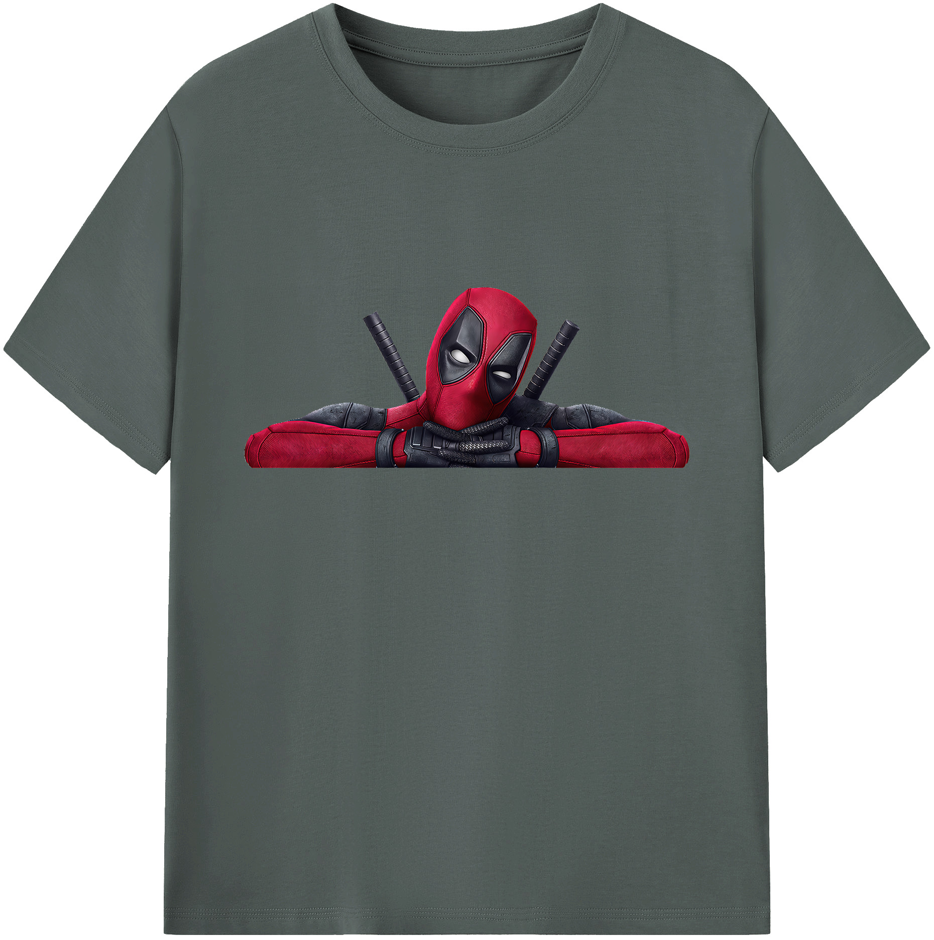 （画像用） Deadpool デッドプール 綿100％ メンズ半袖Tシャツ｜肌触りやわらか＆通気性